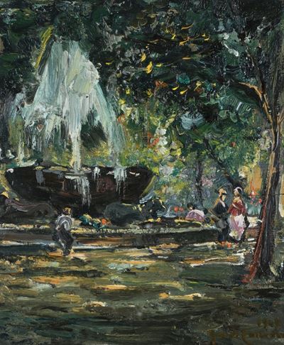 La Villa, olio su legno (1949)