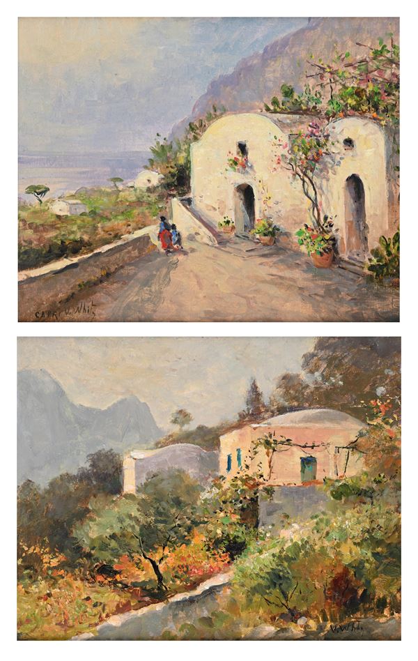 Due vedute di Capri (I)