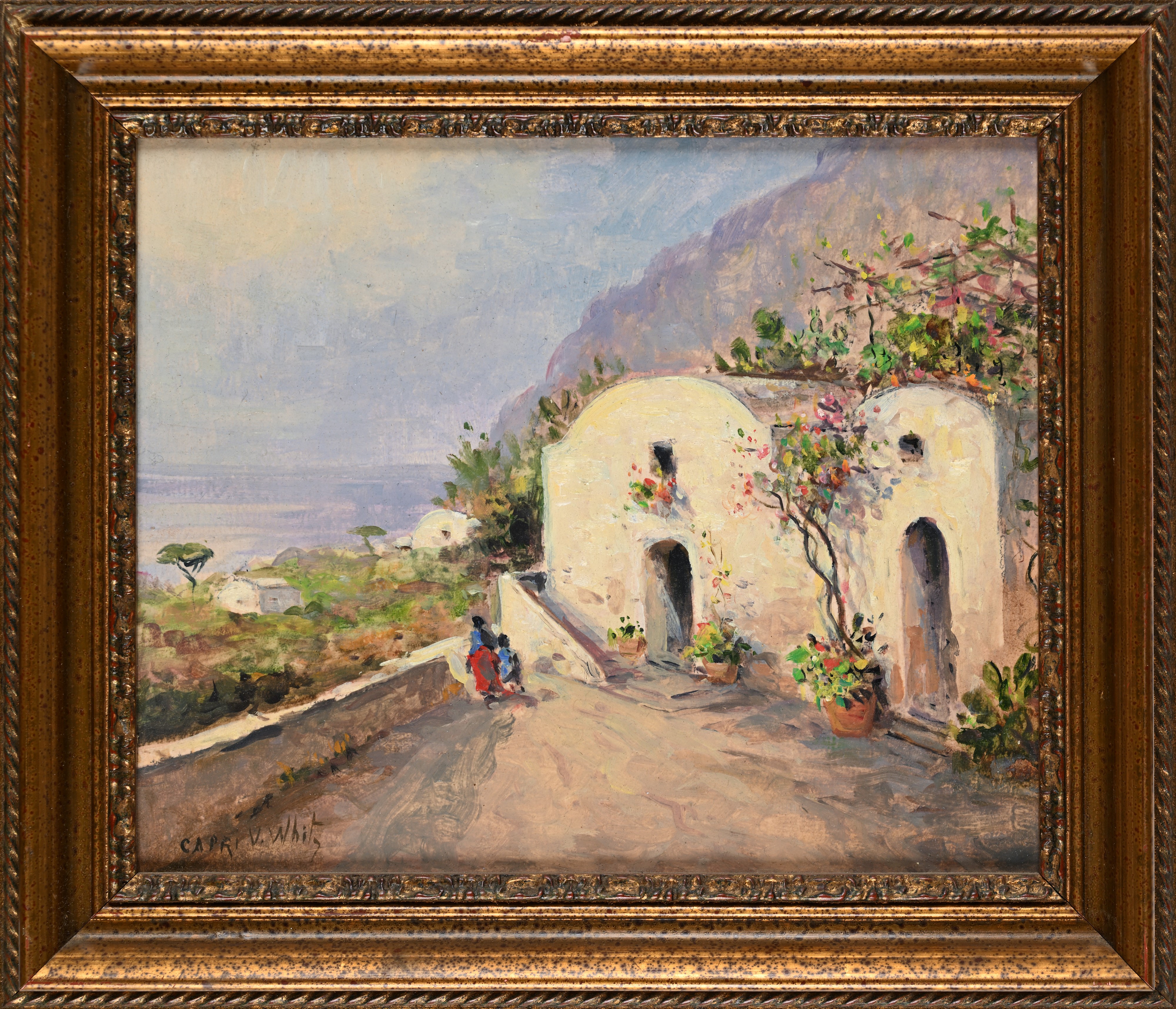 Valentino White - Due vedute di Capri