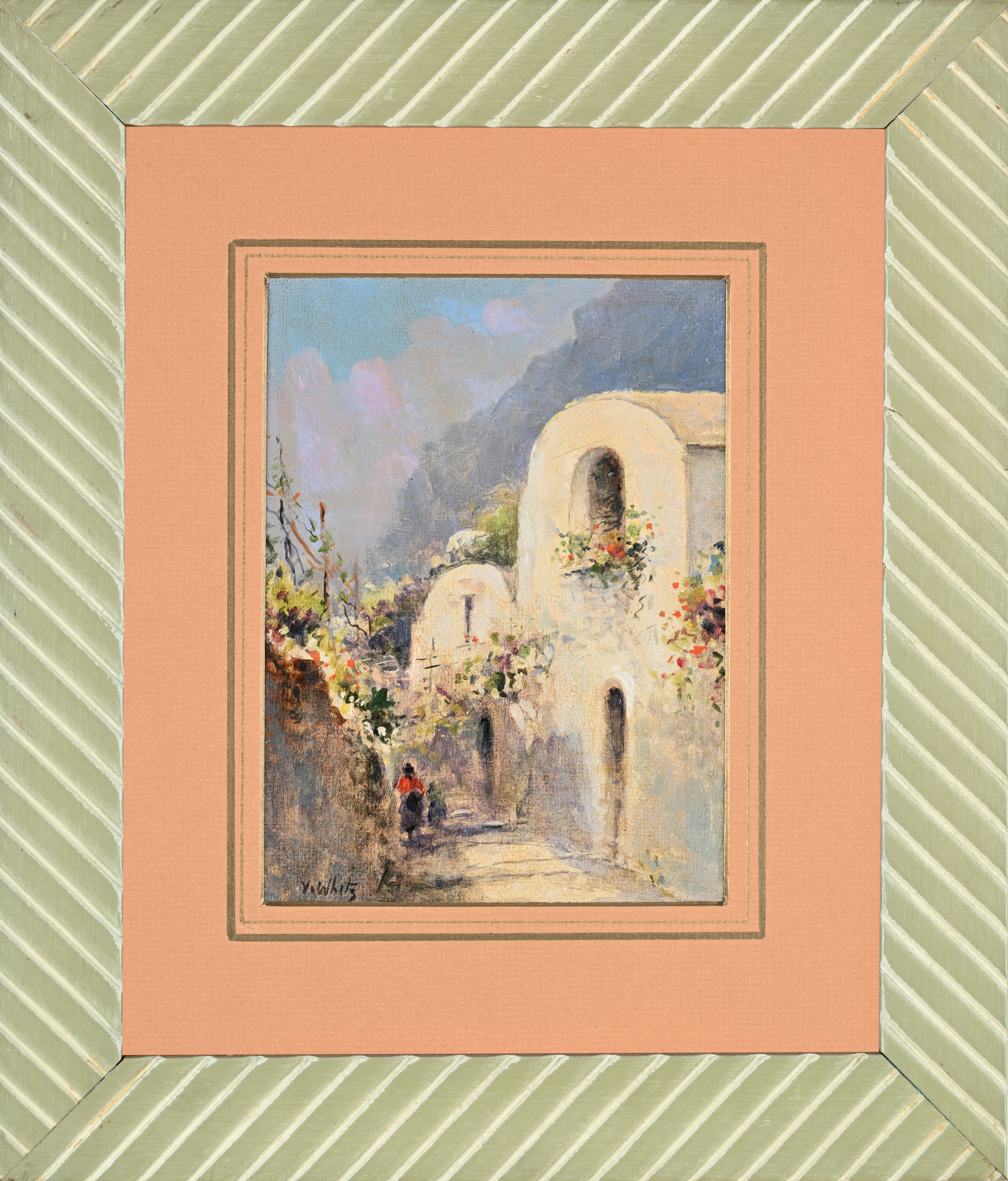 Valentino White - Due vedute di Capri (II)