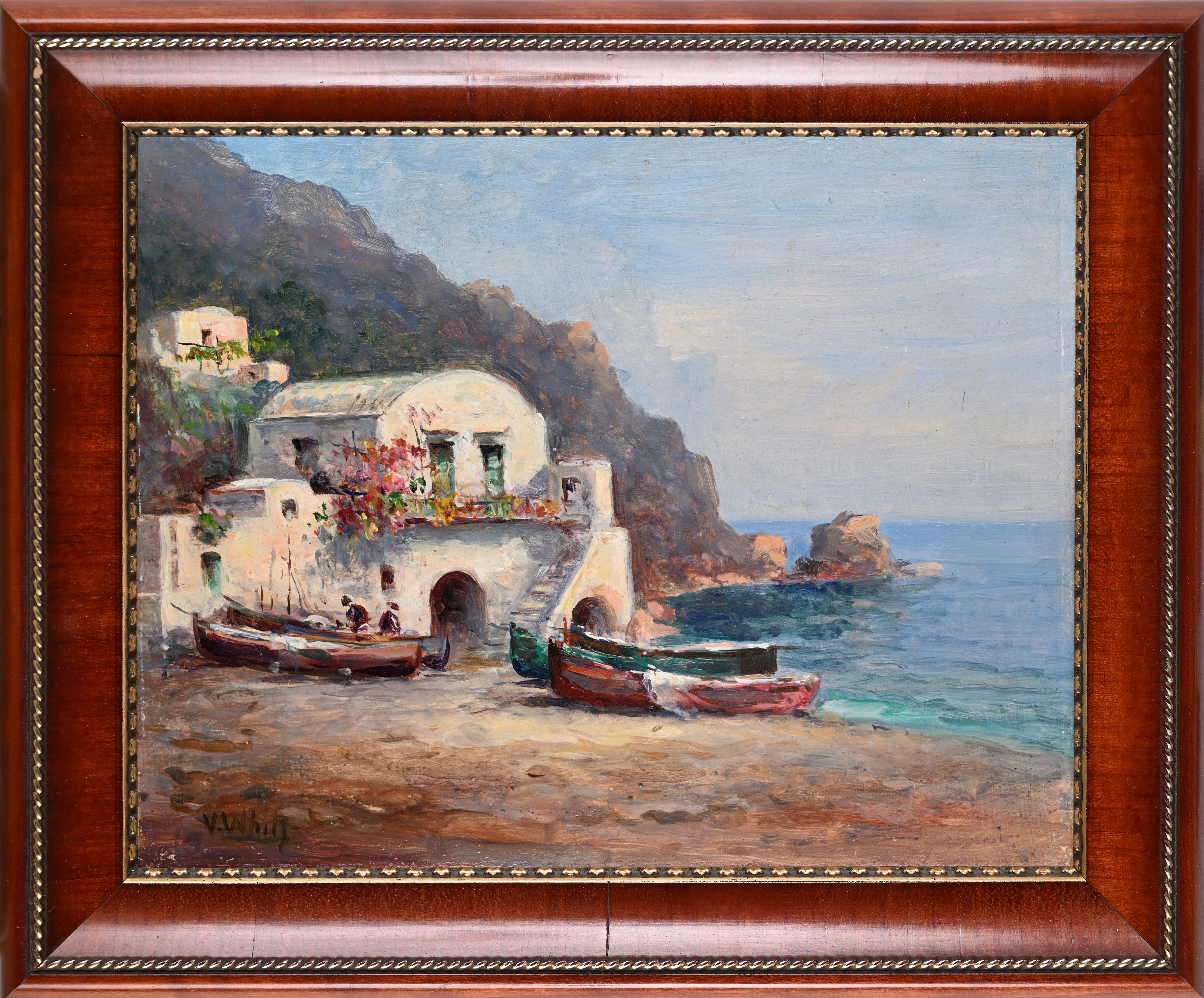 Valentino White - Due vedute di Capri (II)