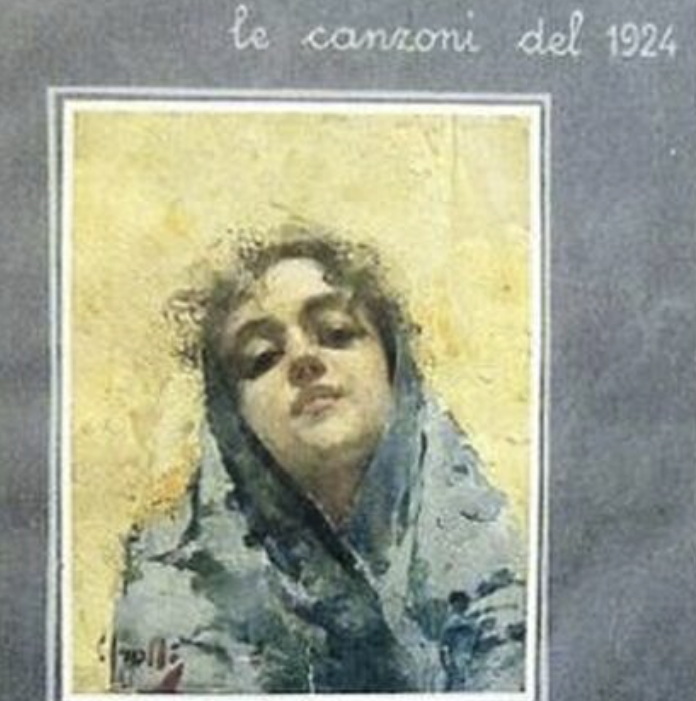Vincenzo Irolli - Volto femminile, olio su tela