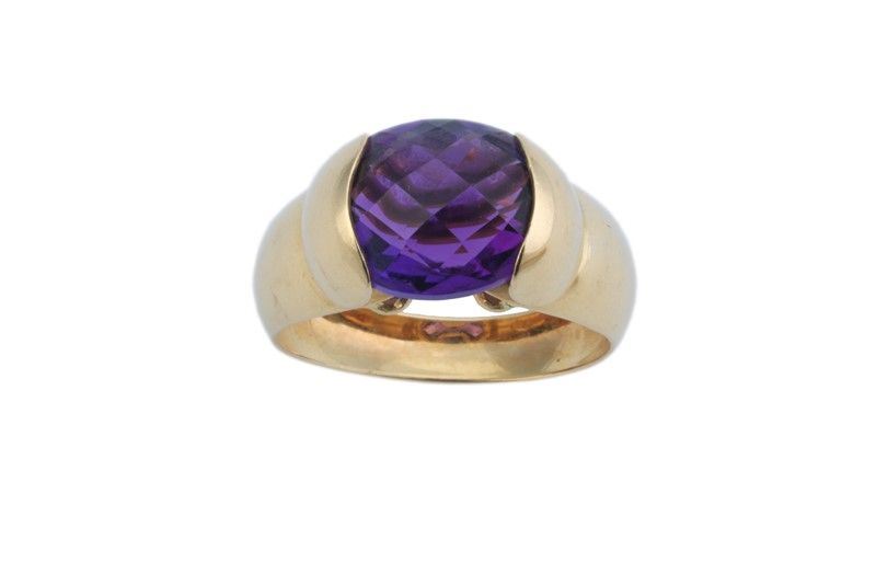 Anello con Ametista