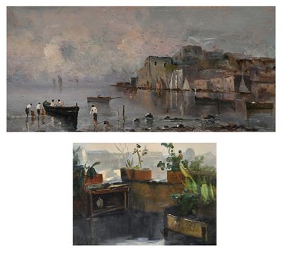 Marina napoletana e A. Russo, Terrazza a Napoli