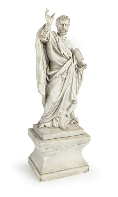 San Pietro apostolo, scultura in marmo