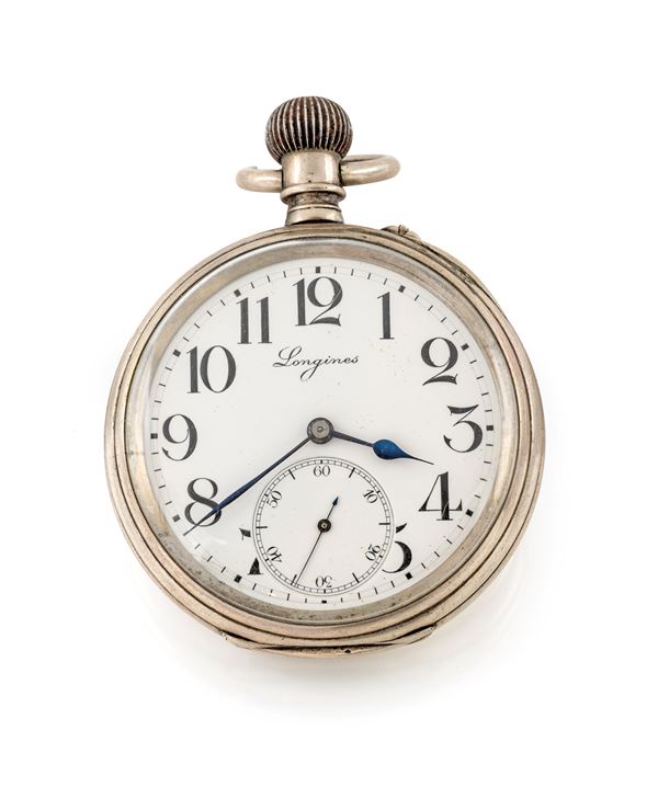 Longines da tasca in argento