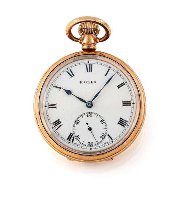 Rolex da tasca in metallo dorato