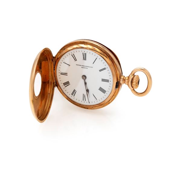 Patek Philippe da tasca in oro, occhio di bue