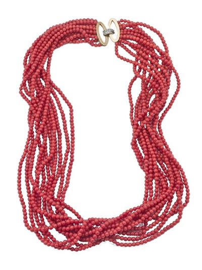 Collana di Corallo Mediterraneo