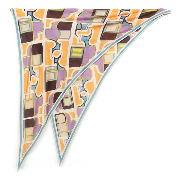 Hermes scialle in seta 