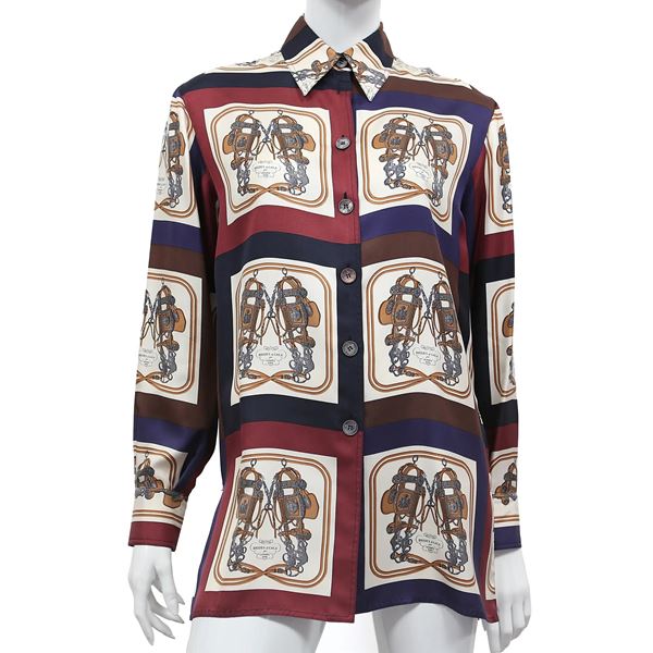 Hermes, camicia in seta  