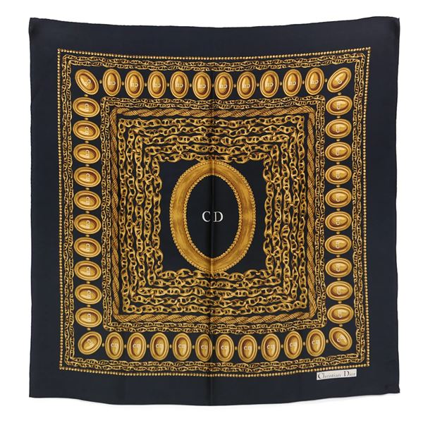 Christian Dior, foulard in seta 