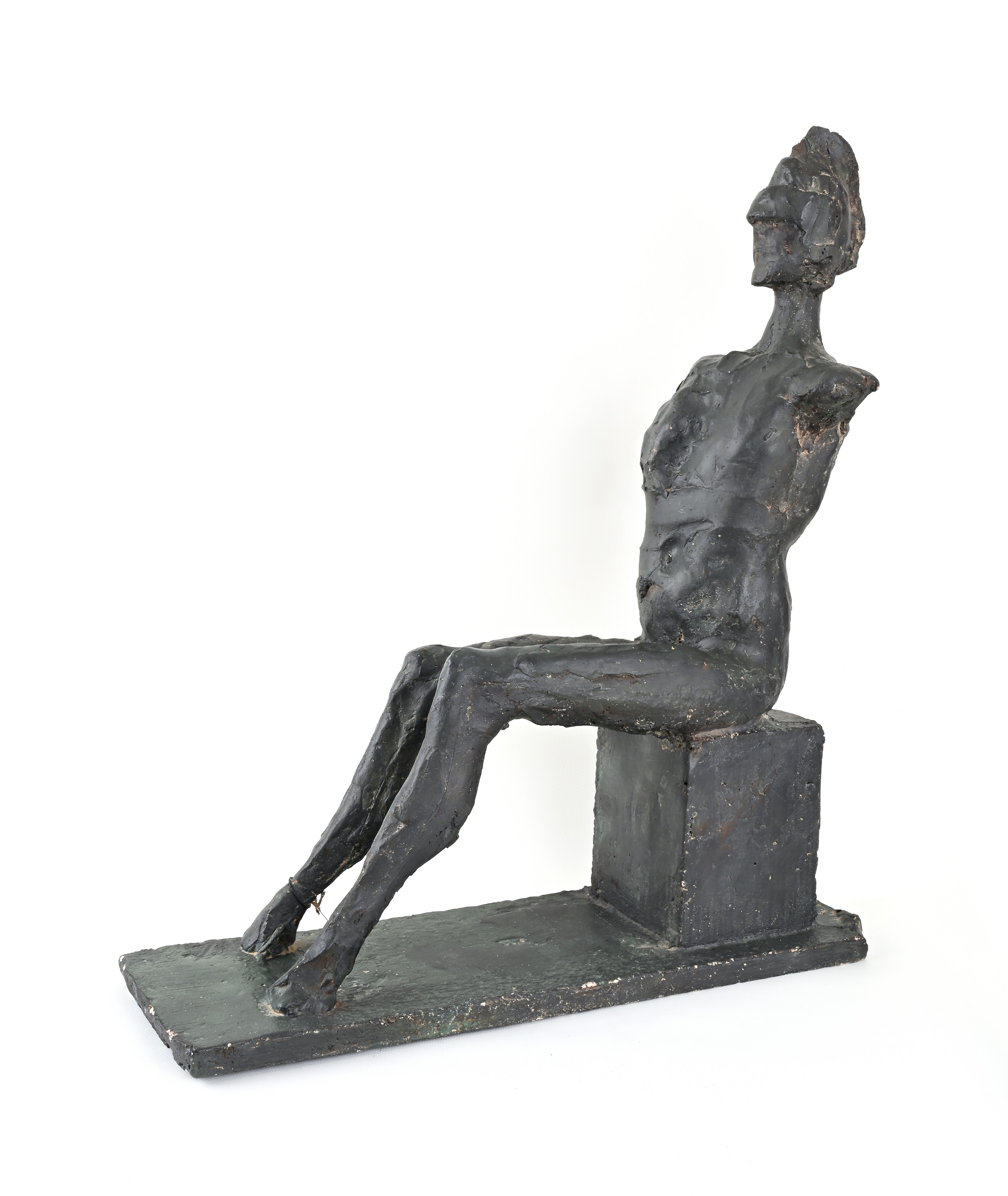 Augusto Perez - Figura di uomo seduto