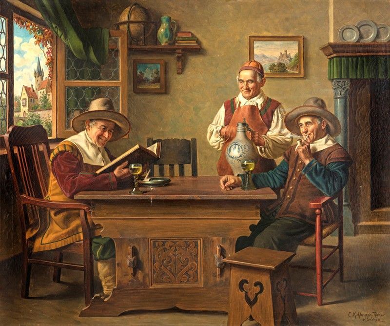 Emil Kuhlmann-reher - Interno di Osteria