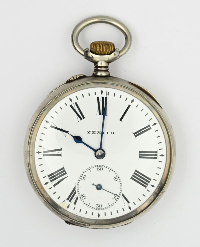 Zenith, Zenith Grand Prix Paris 1900: orologio da tasca da uomo con scappamento ad ancora e spira...