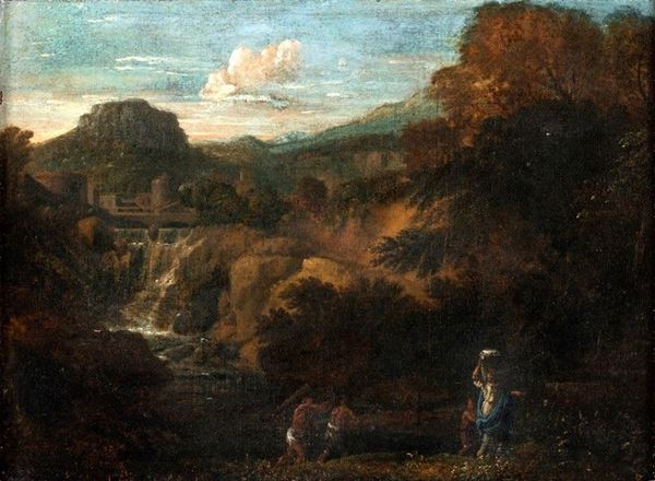 Pittore del XVIII secolo - LE CASCATELLE DI TIVOLI