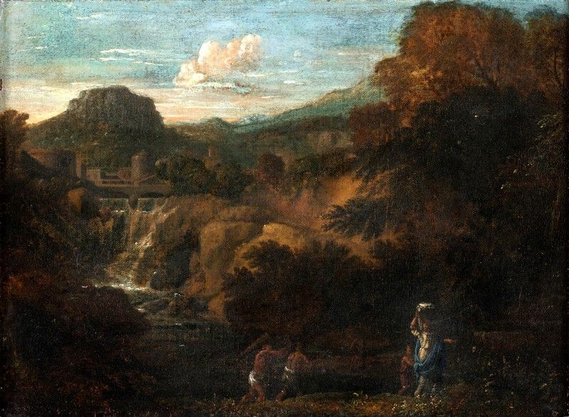 Pittore del XVIII Secolo - Le Cascatelle di Tivoli