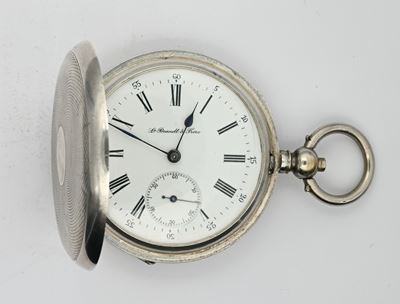 Louis Brandt & Frere, Orologio da tasca tipo savonette con scappamento ad ancora remontoir in arg...