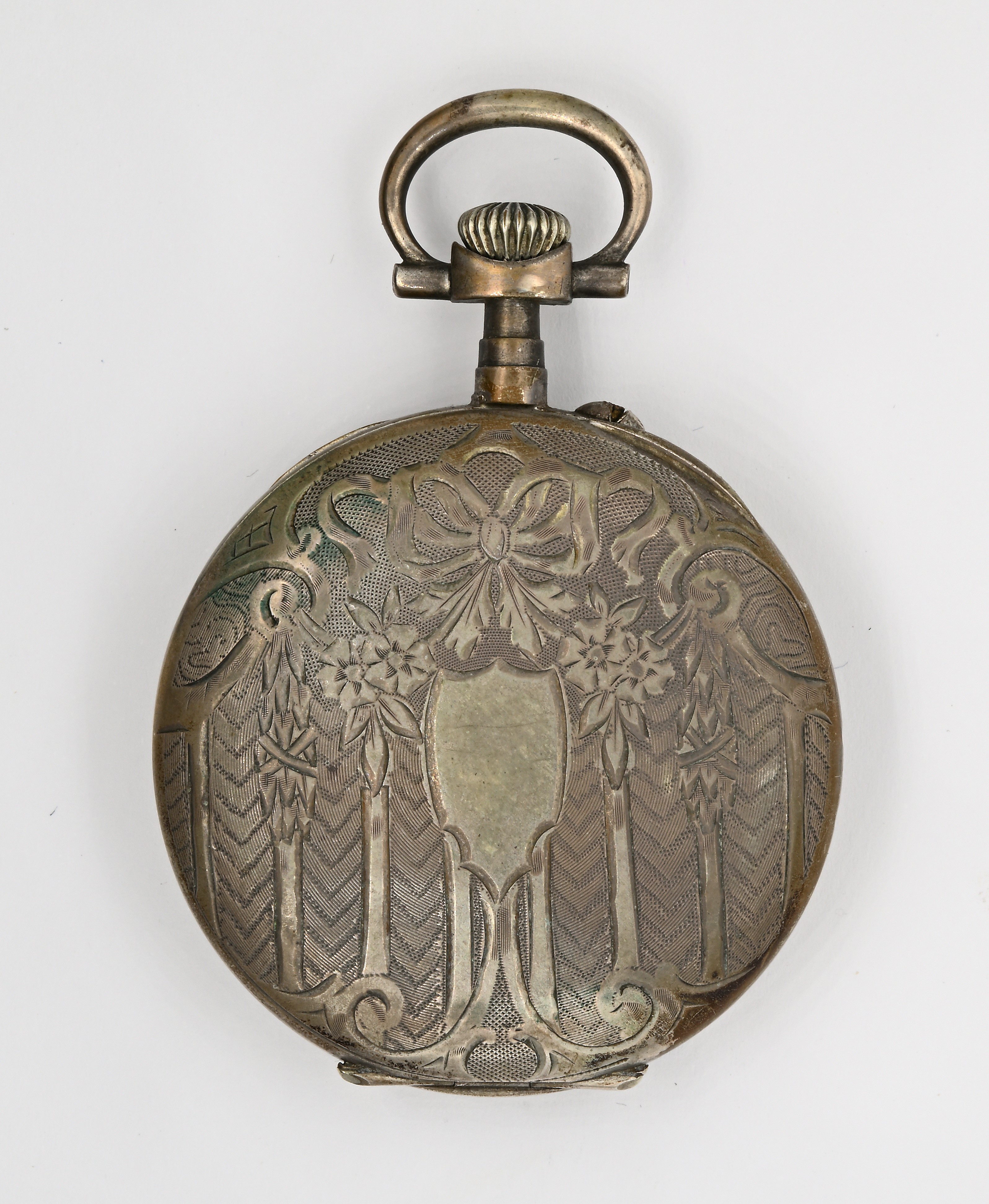 AP, Chronometre – Orologio da tasca con scappamento ad ancora remontoir in argento 800/000
