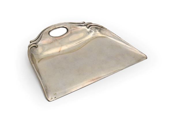 Paletta raccogli briciole in argento 800/000
