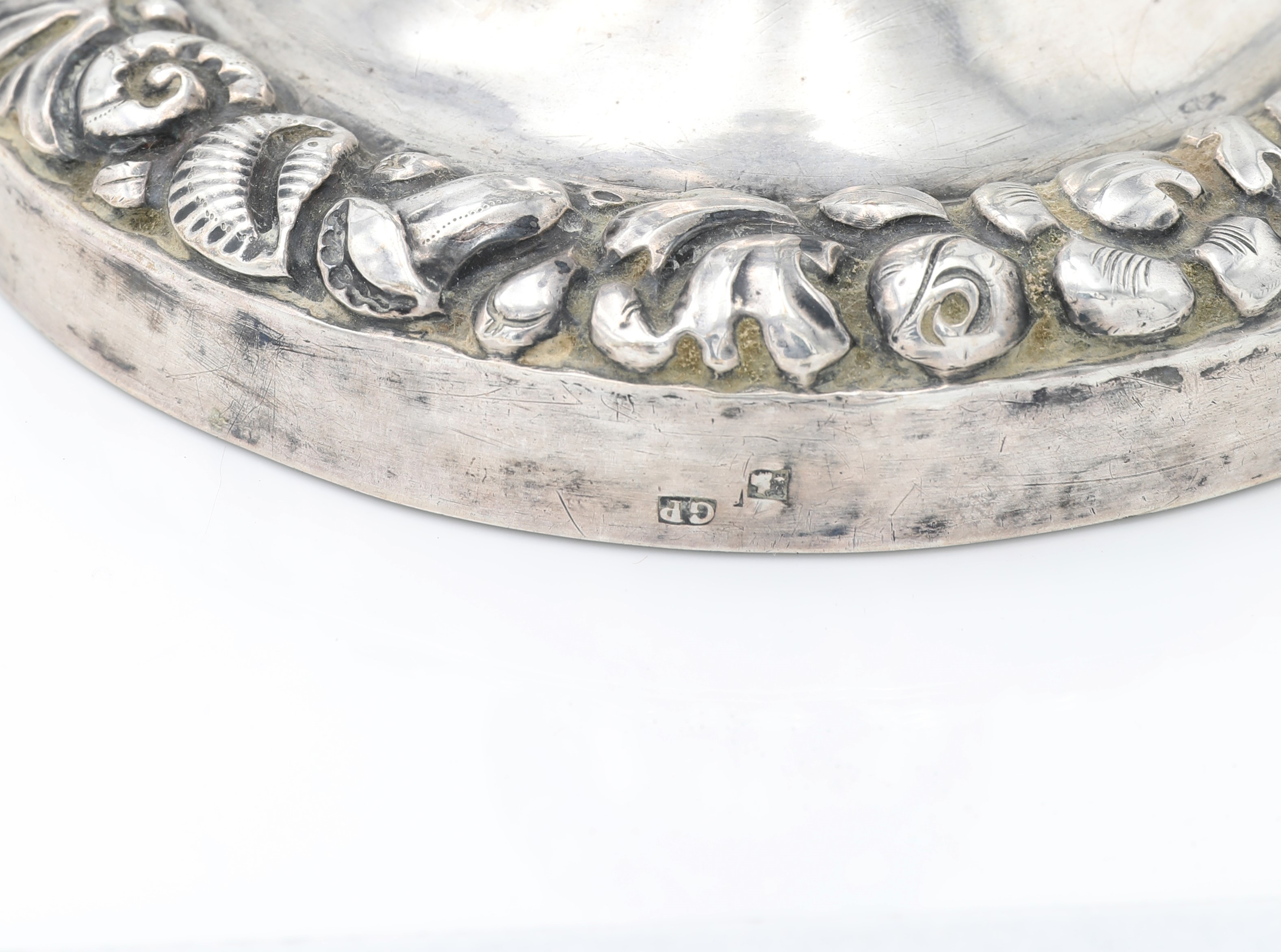Gennaro Pane (attivo fino al 1878), Coppia di candelieri con “maruzzelle”, argento (Napoli)