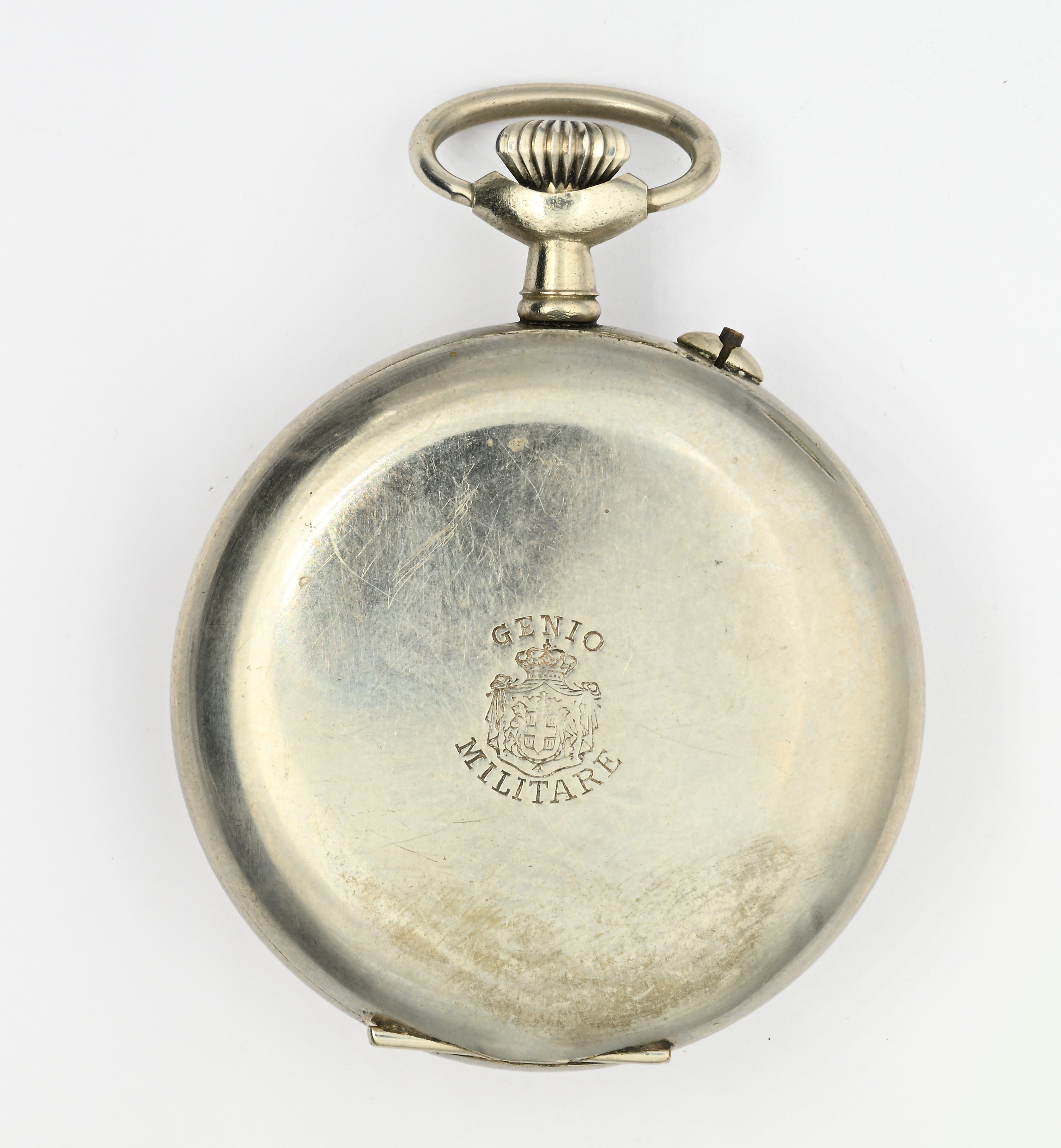 Orologio militare da uomo, Genio militare, scappamento ad ancora remontoir (circa 1890)