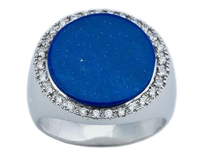 Anello Chevalier con Lapislazzulo