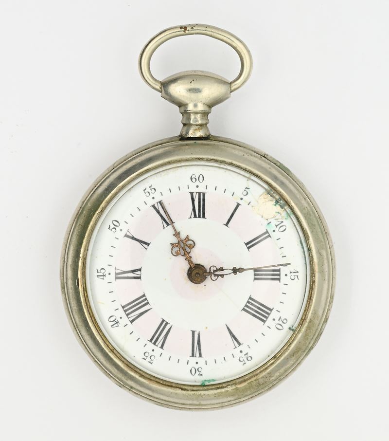 Beaucourt, Orologio da tasca da uomo con scappamento ad ancora e carica a chiavetta, fine XIX sec...