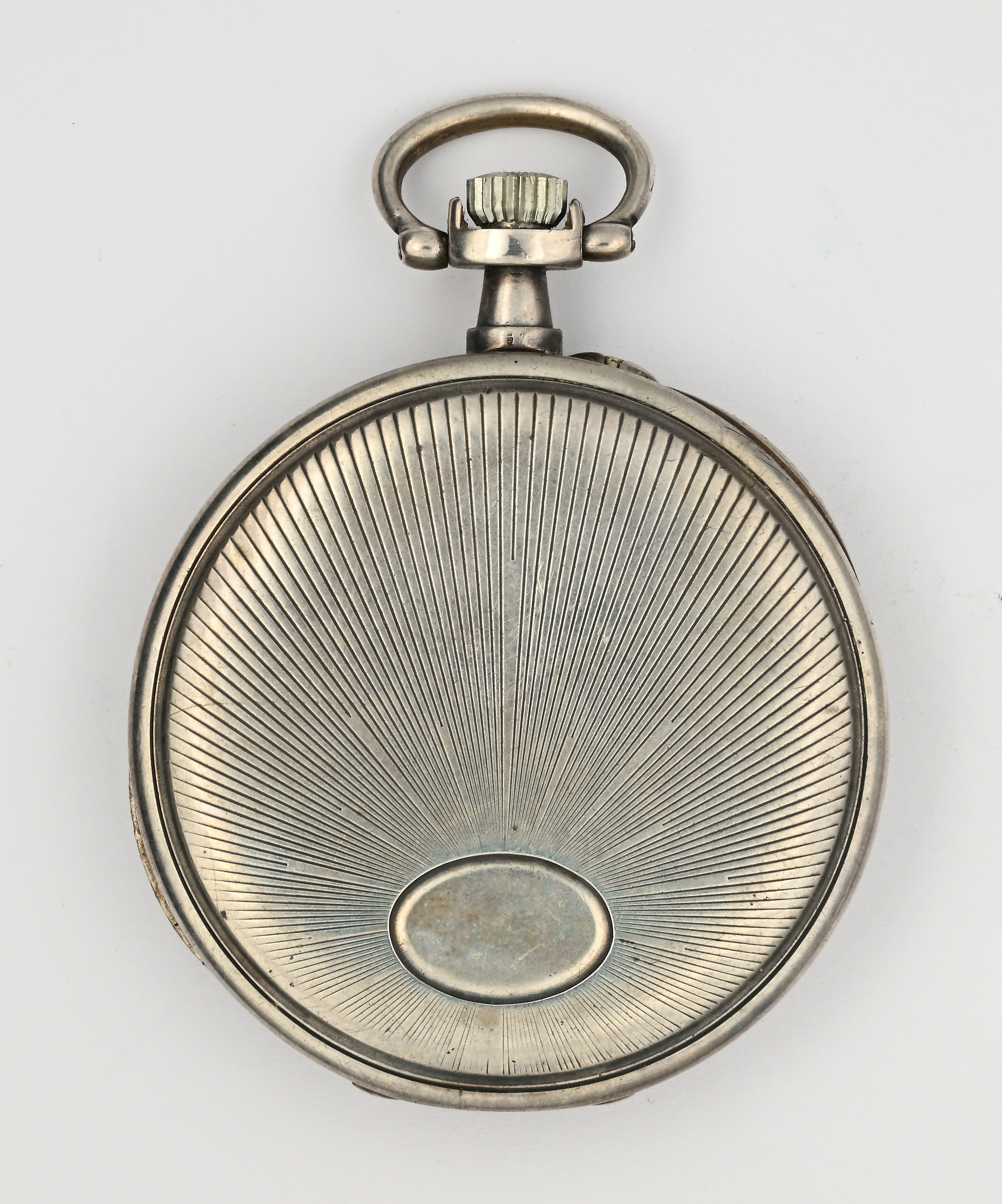 Hy Moser & Cie, Orologio da tasca con scappamento ad ancora remontoir in argento 875/000 (84 zolo...