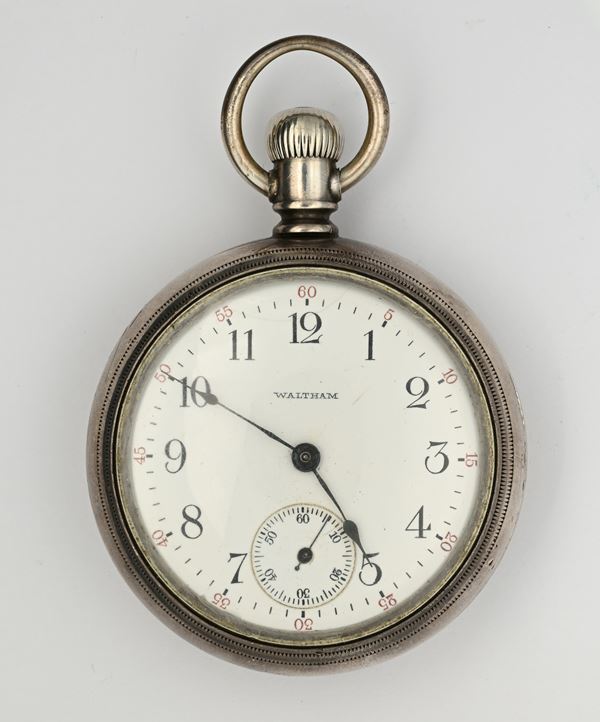 American Waltham Watch Co. - Orologio da tasca con scappamento ad ancora remontoir da uomo in metallo 