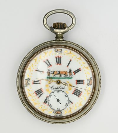 Cortebert (Cal. 542), Orologio da tasca con scappamento ad ancora remontoir da uomo in metallo