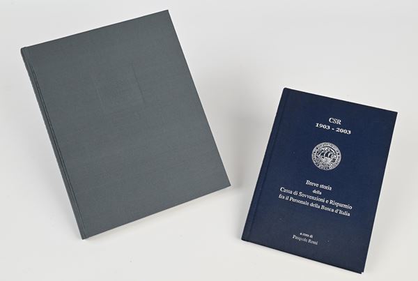 La banca d'Italia 100 anni e Centenario della Cassa Sovvenzioni