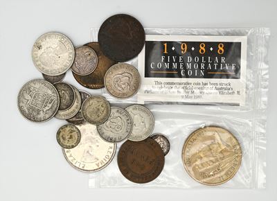 Collezione numismatica, monete dall’Australia e dal Canada