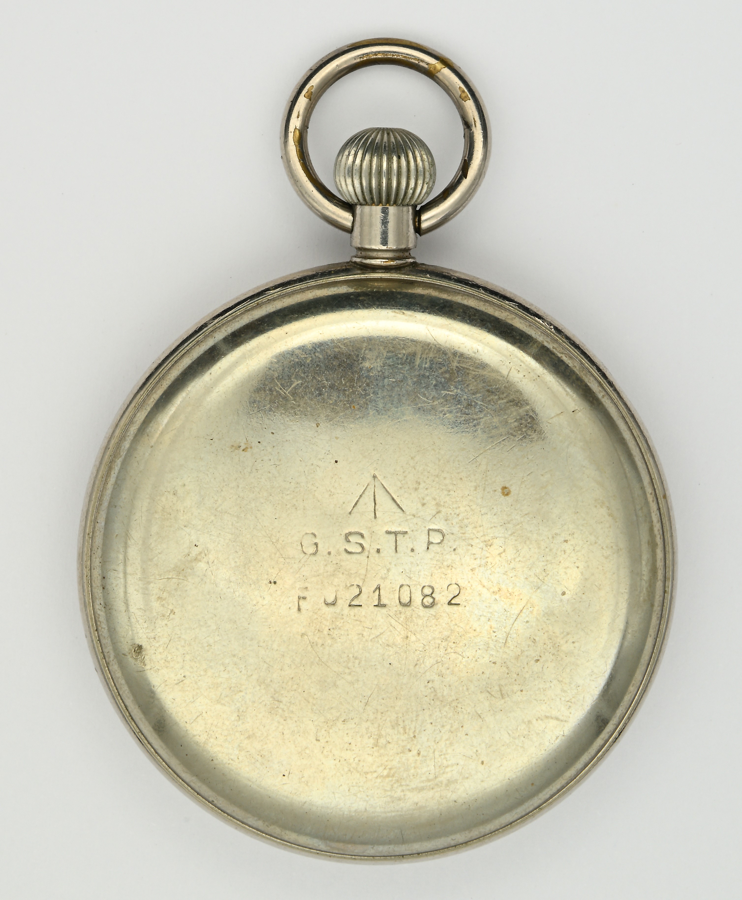 Omega, Orologio da tasca militare britannico “G.S.T.P. Broad Arrow” (Cal. 38.5 L.T1), 15 rubini, ...