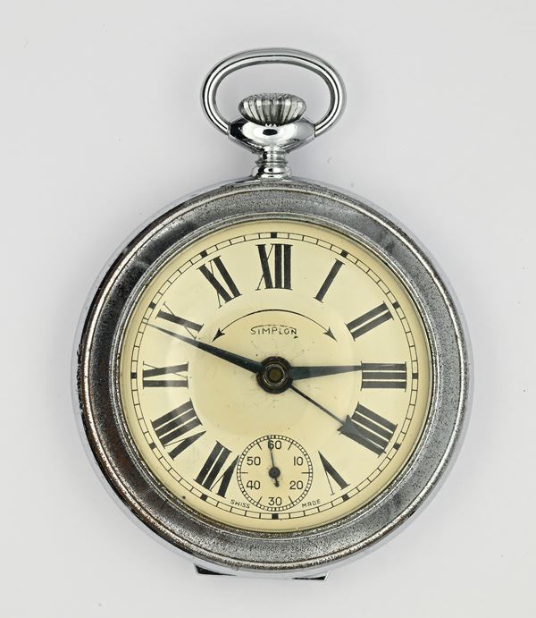 Simplon - Orologio svizzero Brevet 227383 da tasca svegliarino con scappamento ad ancora remontoir da uomo in metallo