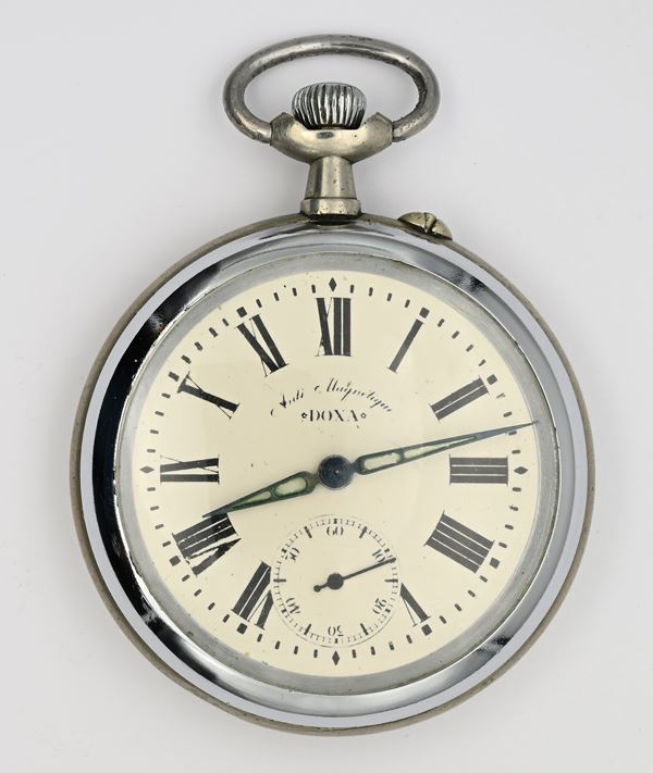Doxa Anti Magnetique - Orologio da tasca con scappamento ad ancora remontoir da uomo in argentan