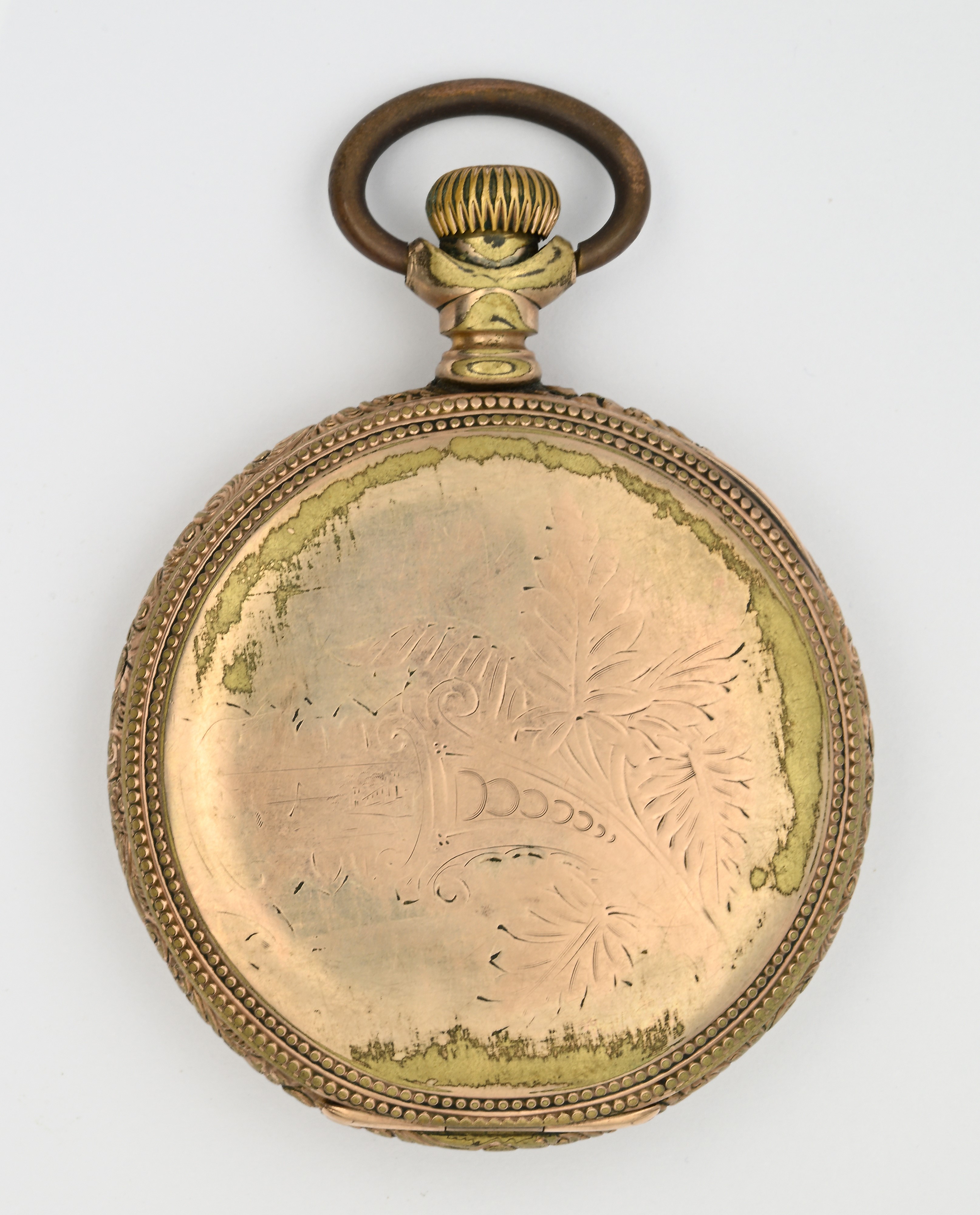 Elgin Natl Watch Co U.S.A., Orologio da tasca a savonette con scappamento ad ancora remontoir (an...