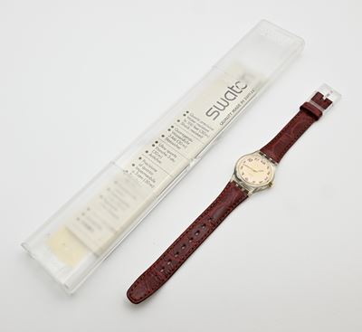Swatch, Swatch Quartz (LK 150) — Orologio da polso da donna in plastica, anni ’90