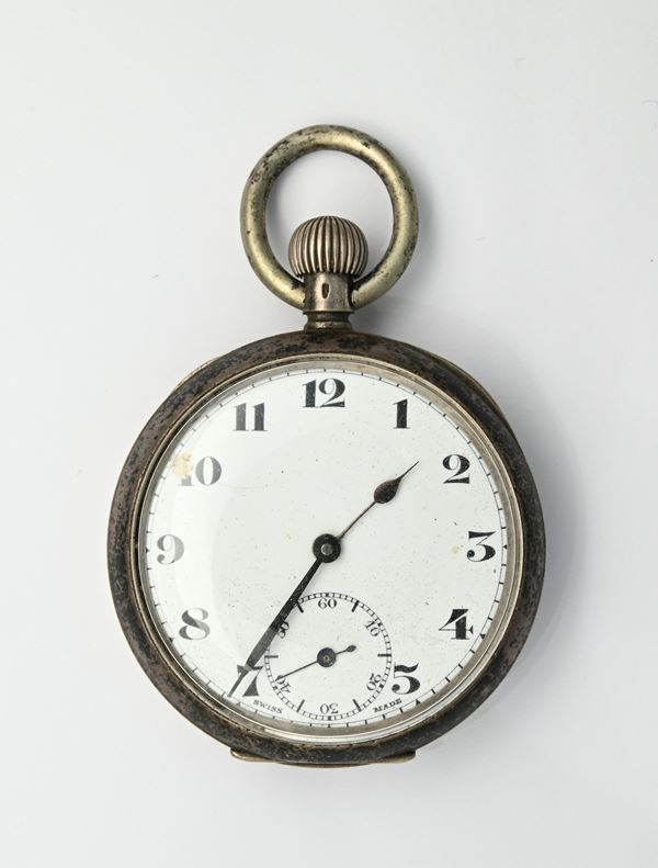 F.J. Reich a Folkestone - Orologio da tasca con scappamento ad ancora remontoir da uomo in argento 935/000  (inizi XX secolo)  - Auction Time Auction - Pocket Watches - Casa d'Aste Arcadia