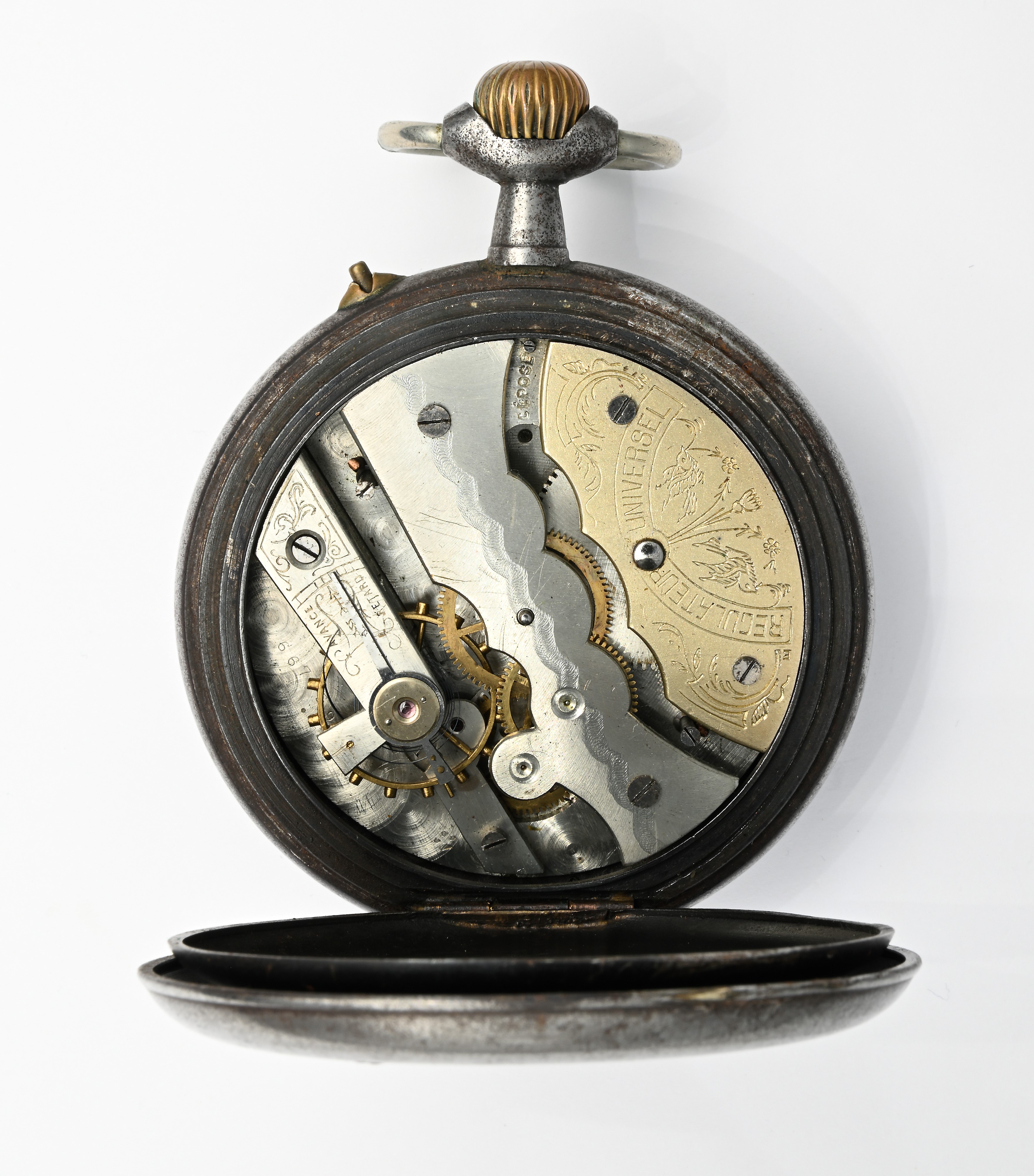Regulateur, Regulateur des Voies Ferrées – orologio da tasca con scappamento ad ancora remontoir ...