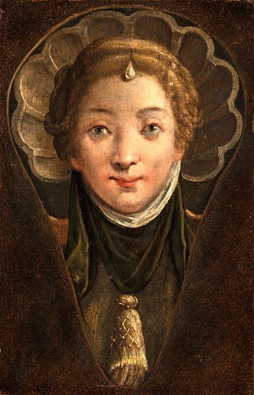 Pittore del XVIII Secolo - Ritratto Femminile