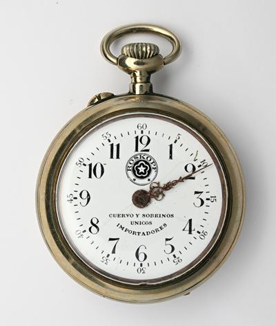 Roskopf, Orologio da tasca “Cuervo y Sobrinos” l’Habana, scappamento Roskopf remontoir