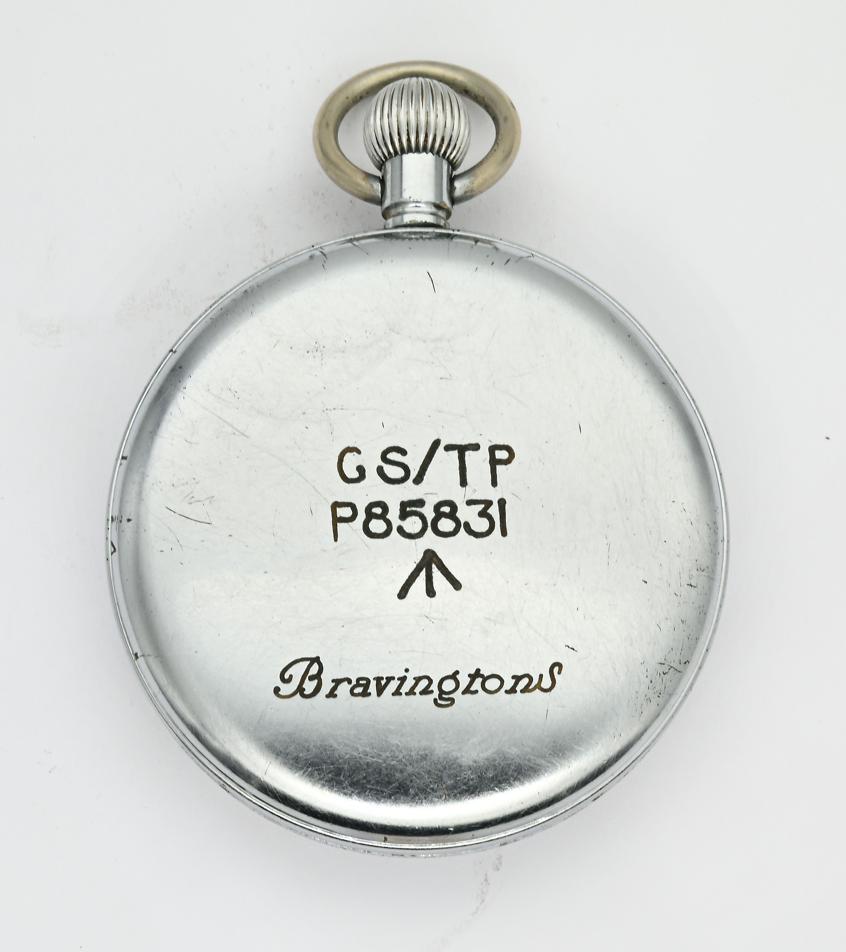 Helvetia, Orologio militare da tasca “British Broad Arrow” con scappamento ad ancora remontoir, c...