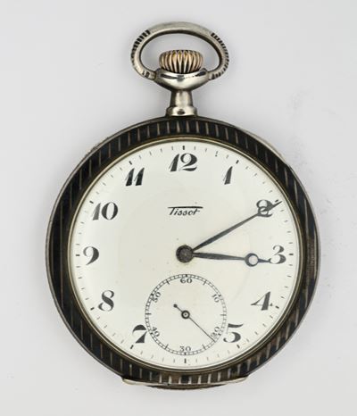 Tissot, Orologio da tasca per il mercato russo con scappamento ad ancora e regolazione micrometri...