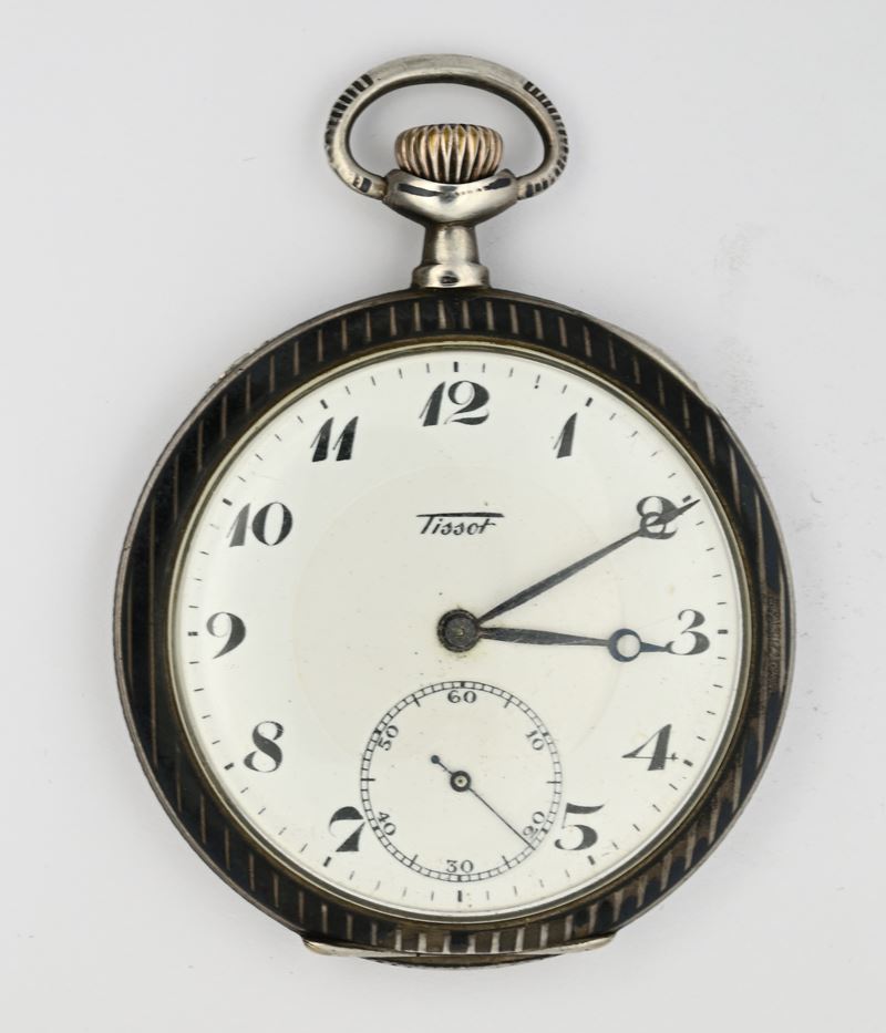Tissot, Orologio da tasca per il mercato russo con scappamento ad ancora e regolazione micrometri...