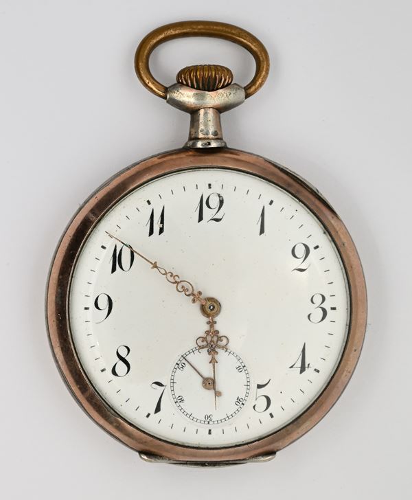 CWC (Cal. 476) - Orologio da tasca con scappamento ad ancora remontoir da uomo in argento 800/000
