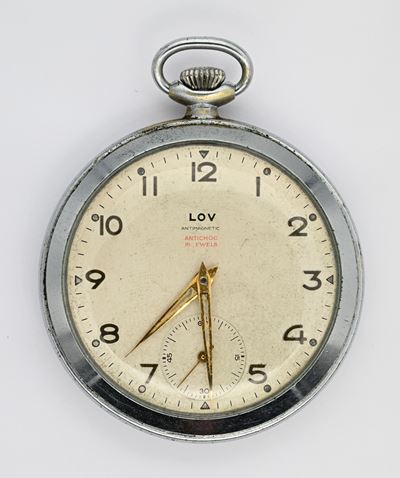 Brevet N° 637081, Lov Antimagnetic (Cal. AP40) — Orologio da tasca con scappamento ad ancora remo...