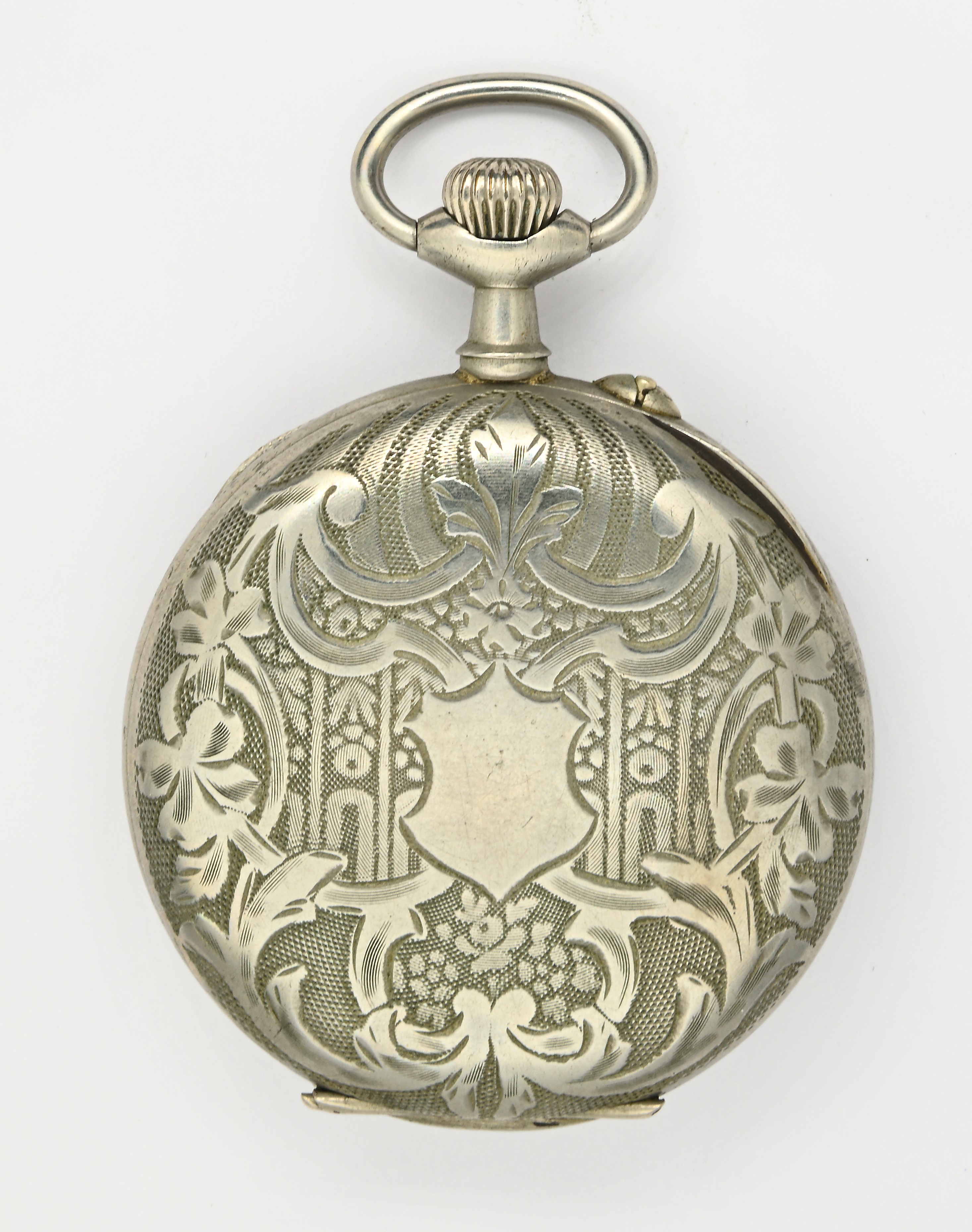 Associazione Ouvrière d’Horlogerie, Orologio da tasca con scappamento a cilindro, remontoir e car...