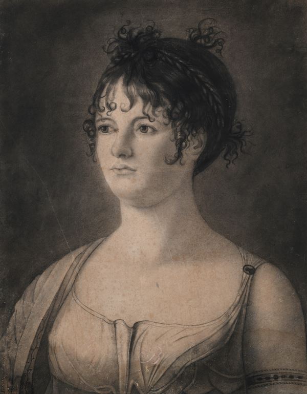 Scuola neoclassica francese - Ritratto di Carolina