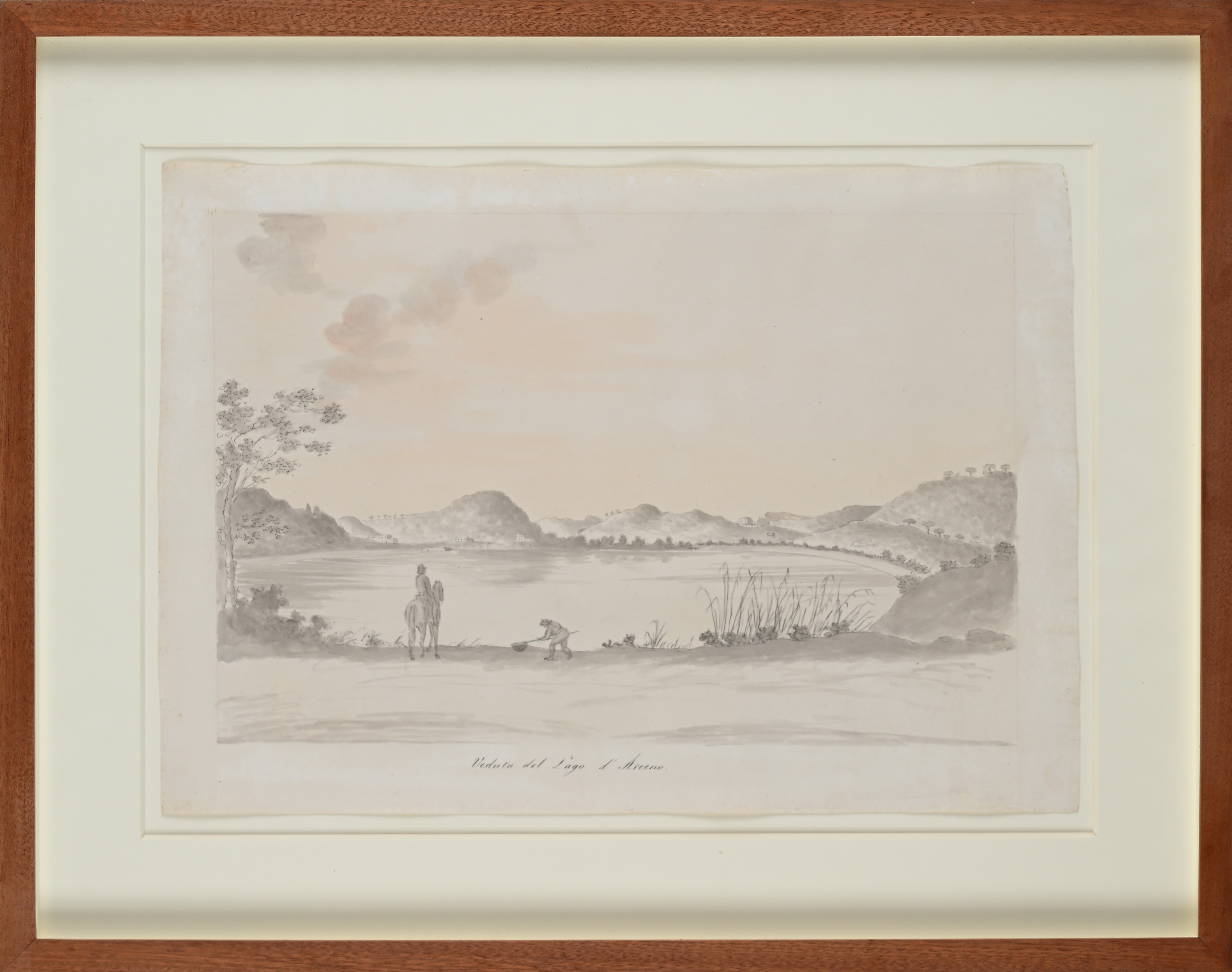 Pietro Fabris - Veduta del Lago di Averno - Veduta del Vesuvio dalla Costa del Mare - Veduta dall...